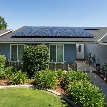 SunPower X series solar panel home 2023 - The Crystal Lake Roofing Company